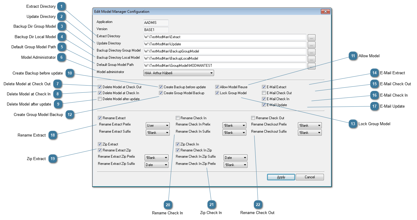Model Manager Configuration